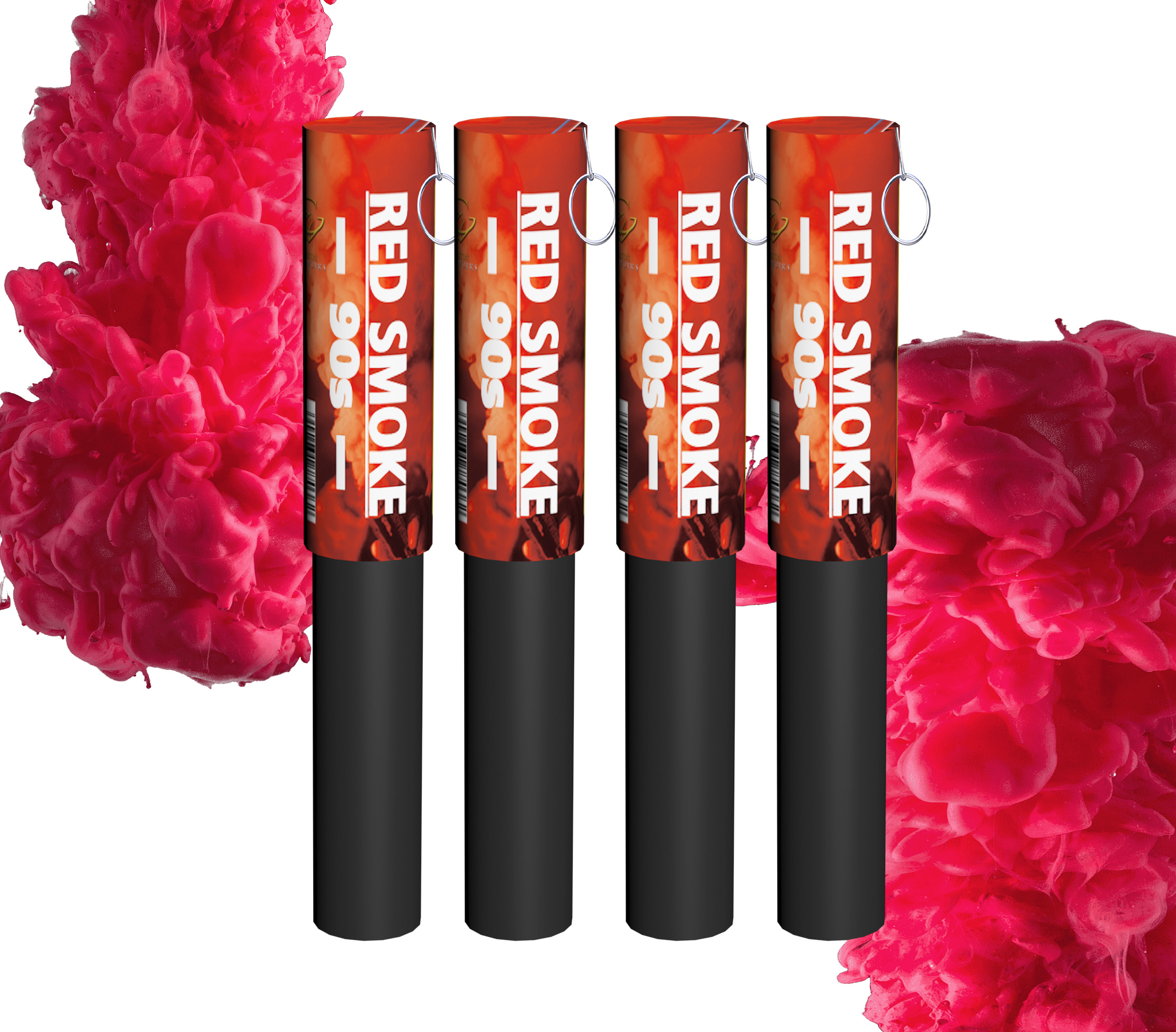 red.jpg Any 4 Colour 90 second Smoke Flares for £20 - Image 1