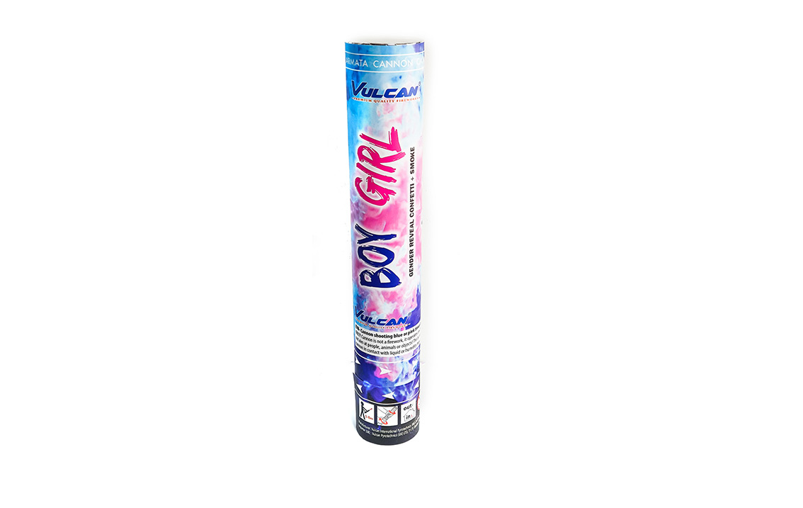 vulcan-boy-or-girl.jpg Vulcan Confetti & Smoke Cannon - Image 1